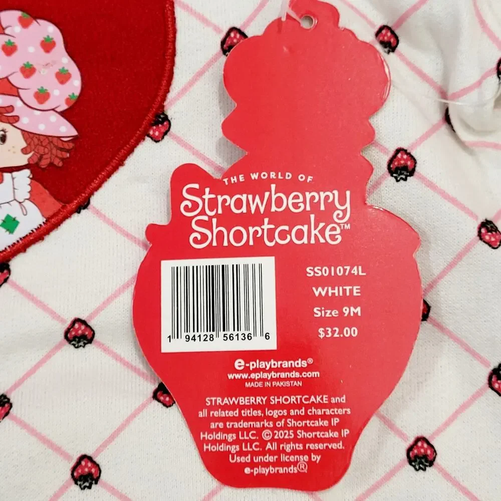 Strawberry Shortcake Jogger Set Girls 9 Months 2 PC Outfit Long Sleeves NWT